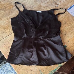 Edge Elegant Black Camisole Top